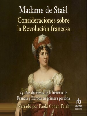 cover image of Consideraciones sobre la Revolución francesa (Considerations on the French Revolution)